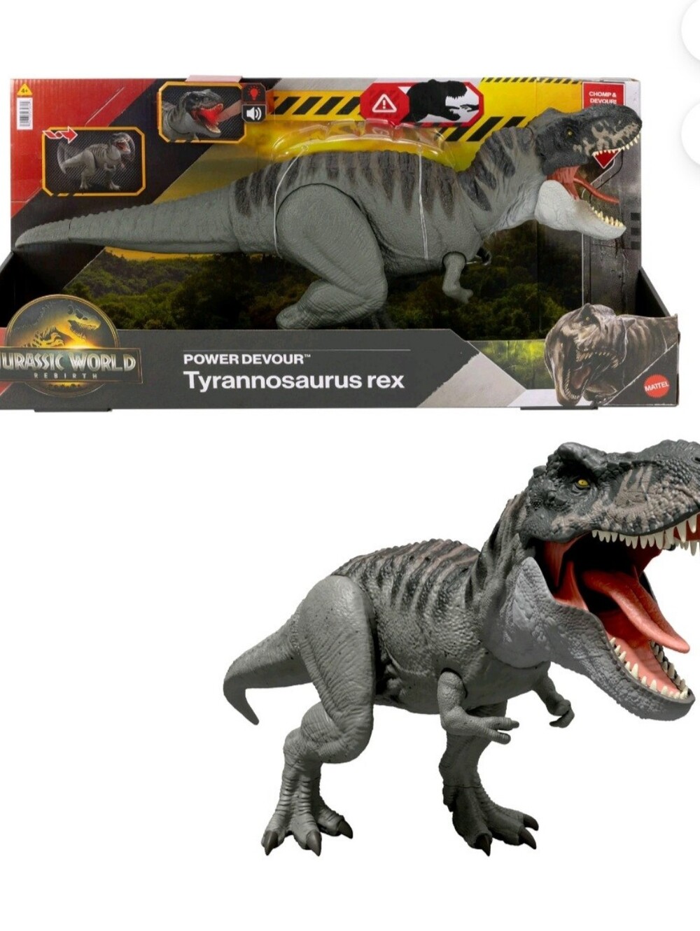 Mattel - Jurassic World: Rebirth Power Devour Tyrannosaurus Rex